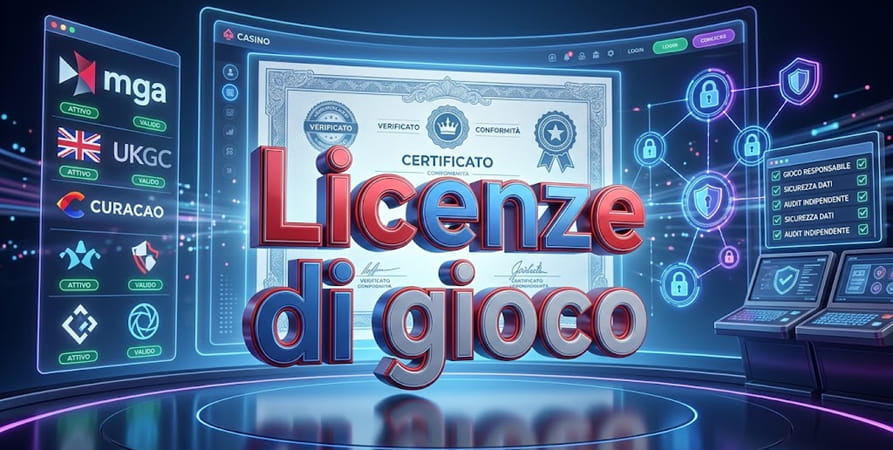 licenze di gioco dei siti casino